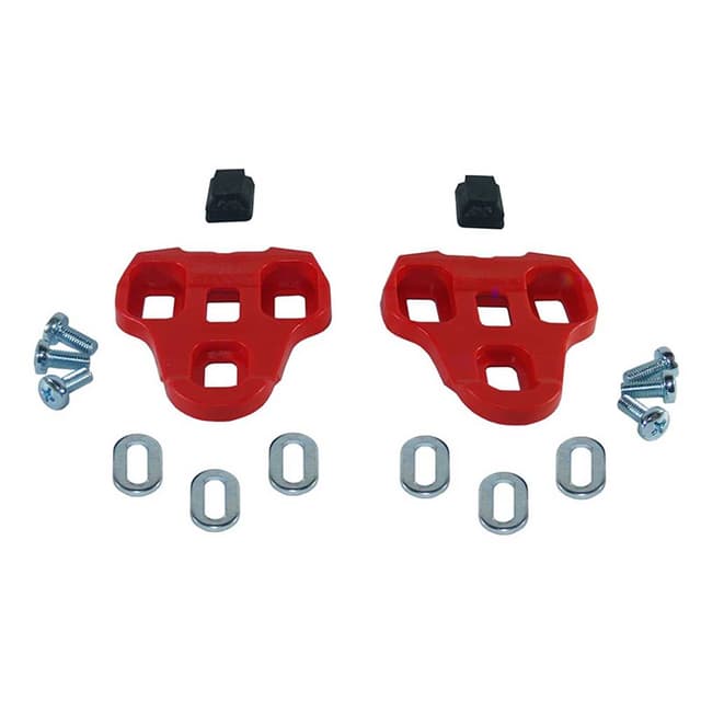Roto Cleats for Look Delta Pedals Red