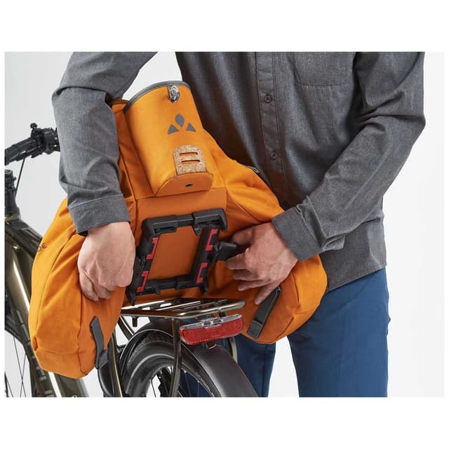 Vaude eSilkroad Plus Rear Rack Bag Orange 22L