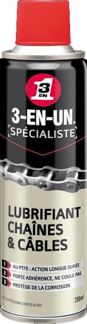 3en1 Chain and Cable Lube 250ml Aerosol