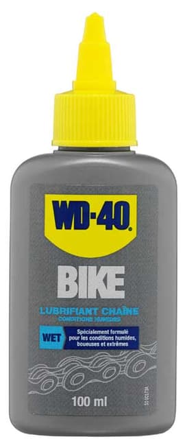 WD40 BIKE Chain Lube Wet Conditions 100ml Bottle