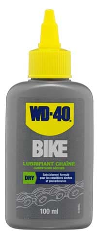 WD40 BIKE Chain Lube Dry Conditions 100ml Bottle