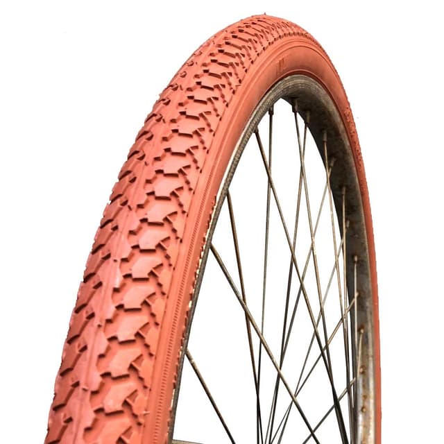 WD Vintage Rigid Tyre 26x1"1/2 650x35B Brick Red - ETRTO 40-584